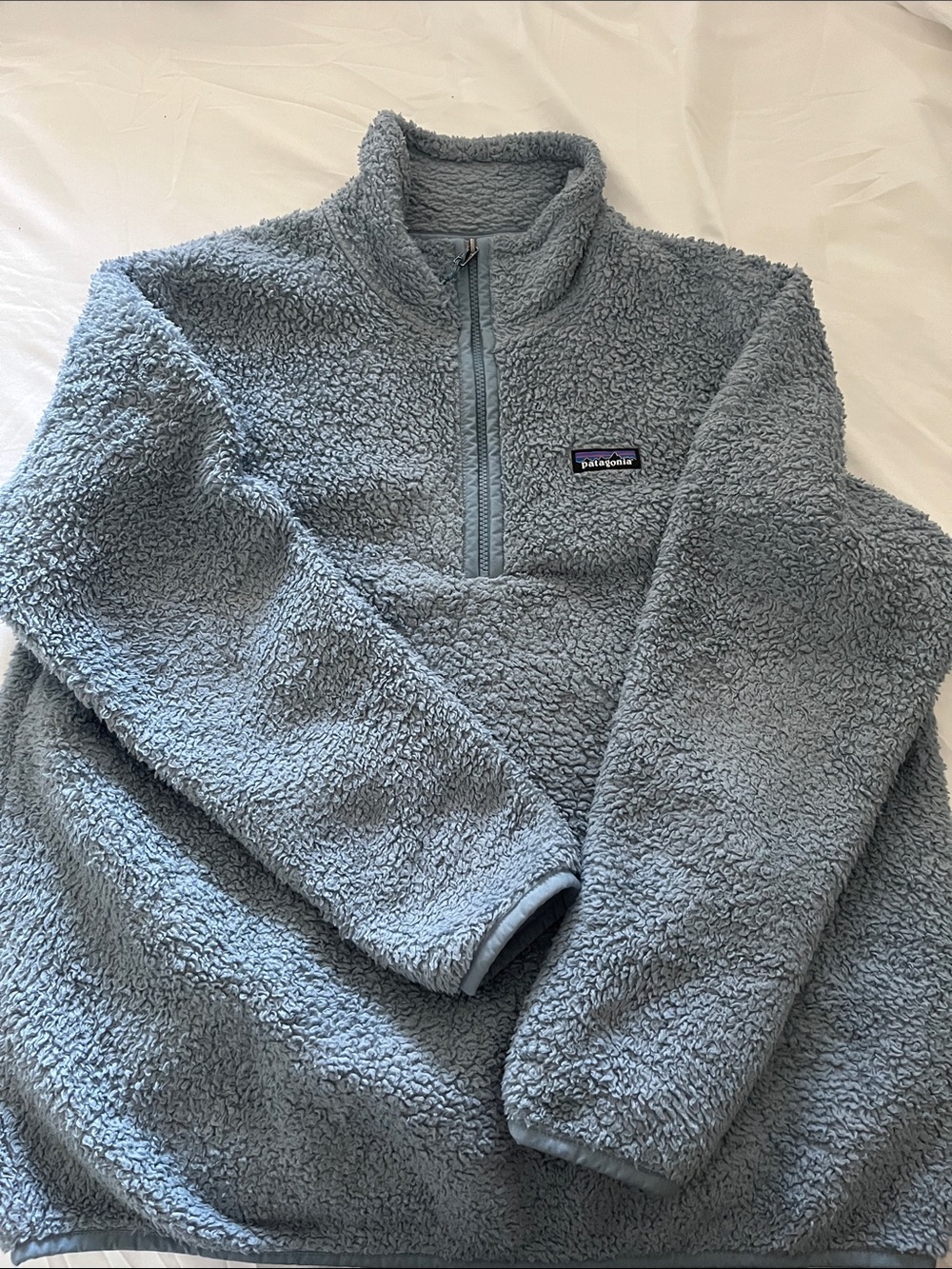 Patagonia Women’s Light Blue Retro Pile Fleece Pullover